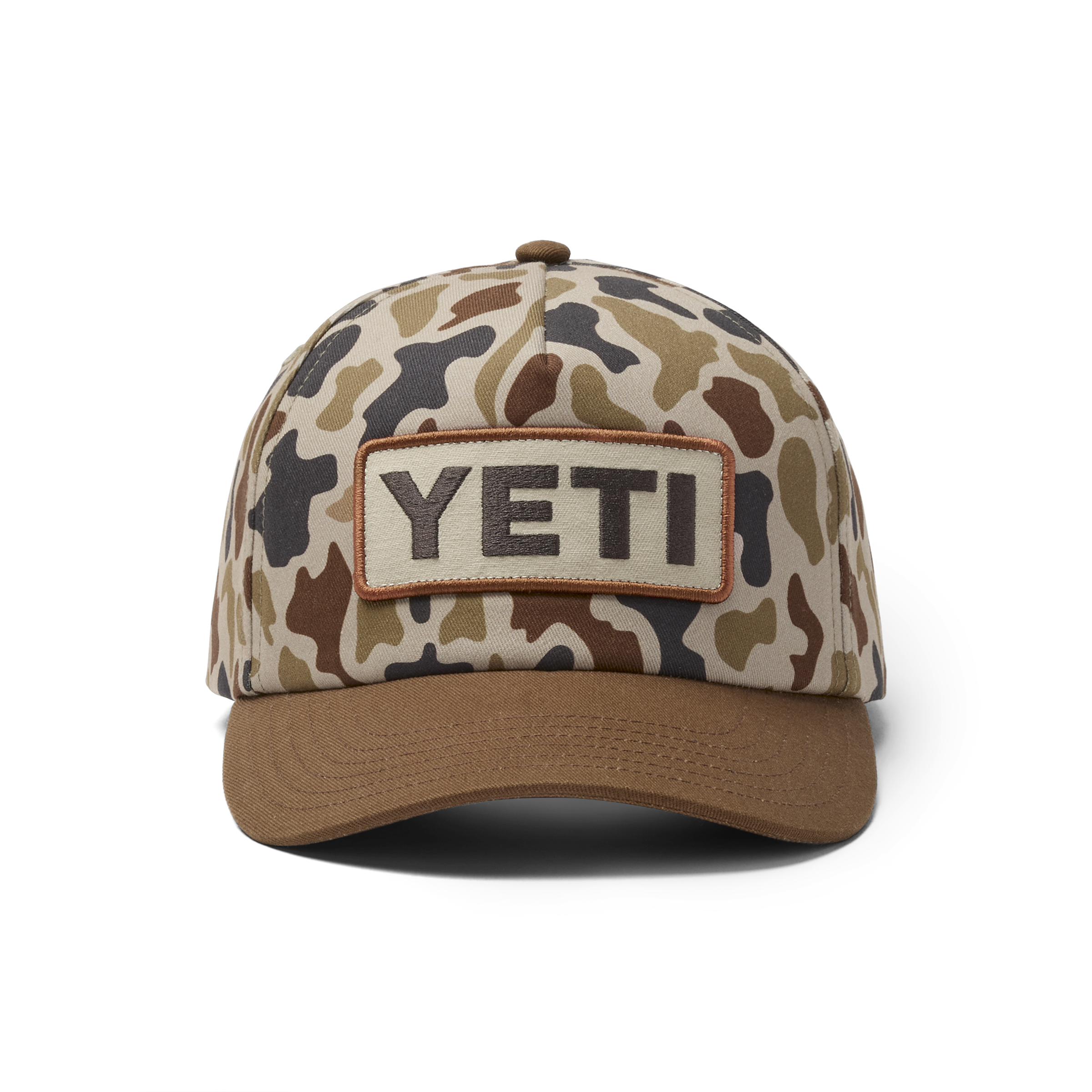 YETI Wetlands Camo Logo Badge Mid Pro Flat Brim Hat | YETI