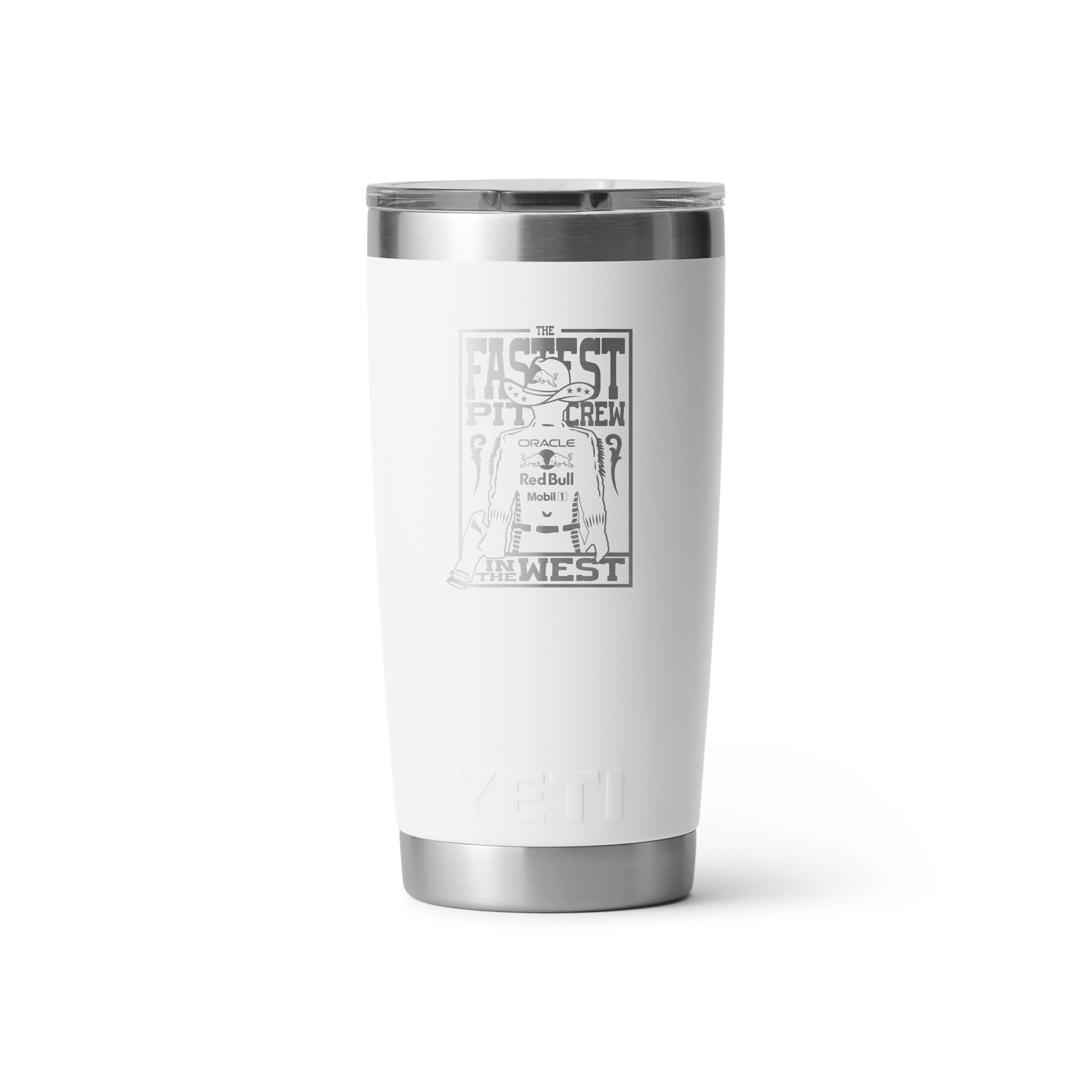 Oracle Red Bull Racing Rambler 20 oz (591 ml) Tumbler - Fastest Pit Crew | YETI